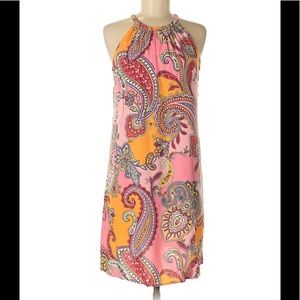Old Navy pink paisley dress
